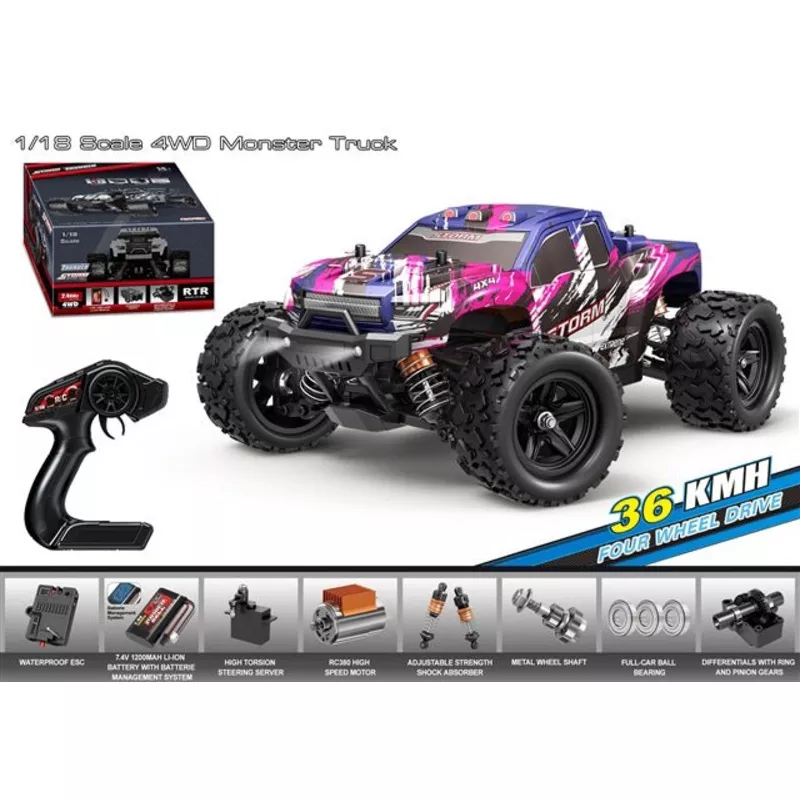 1:18 Scale 4WD High-Speed Remote Control Monster Truck CPS339472