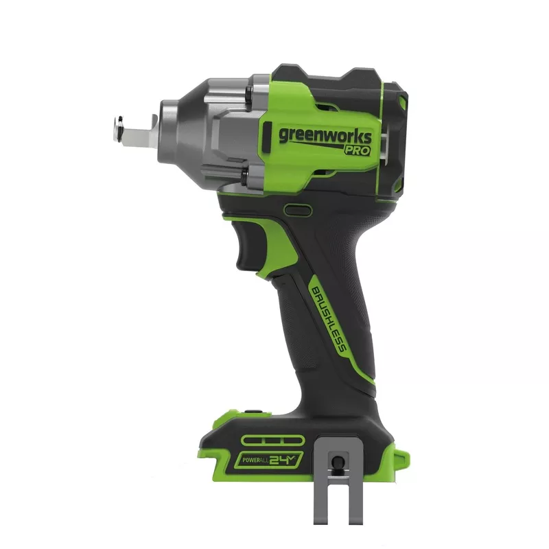24V PowerAll Pro 560 ft-lb Breakaway Torque 1/2″ Impact Wrench, Tool Only