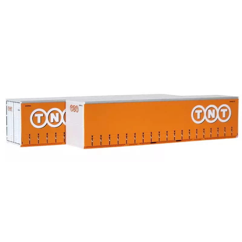 40CS-47 Circle TNT Orange 40′ Curtain Sided Containers -NOW AVAILABLE IN STORE
