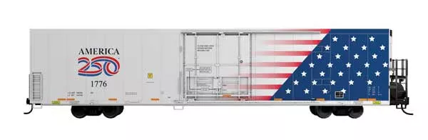 910-4180 72′ Modern Refrigerator Boxcar – Ready to Run — America250(TM) #2026
