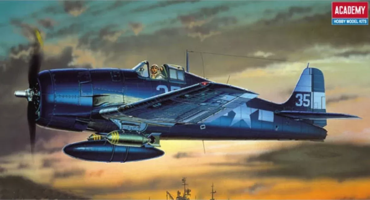 ACADEMY 12481 1/72 F6F-3/5 Hellcat Fighter