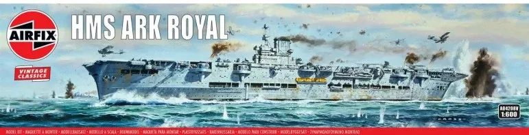 AIRFIX Models A04208V 1/600 HMS Ark Royal Warship Model Kit