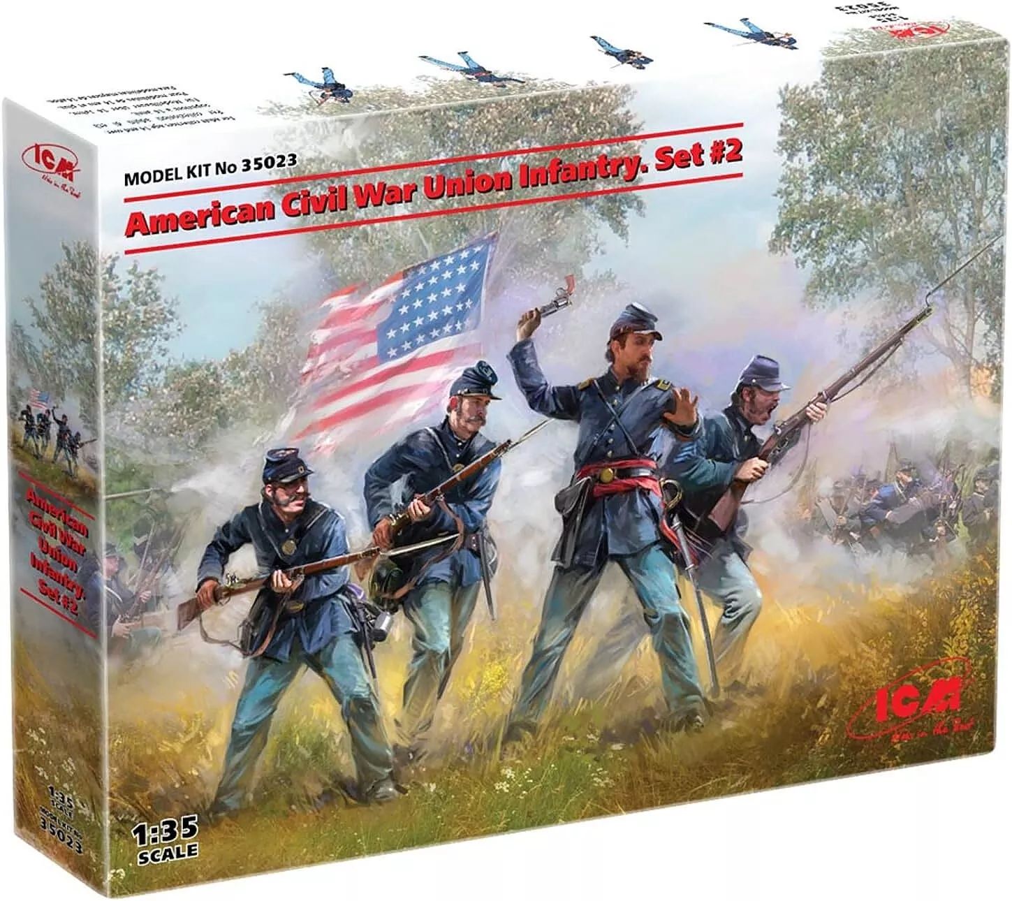 American Civil War Union Infantry Set #2 (4)