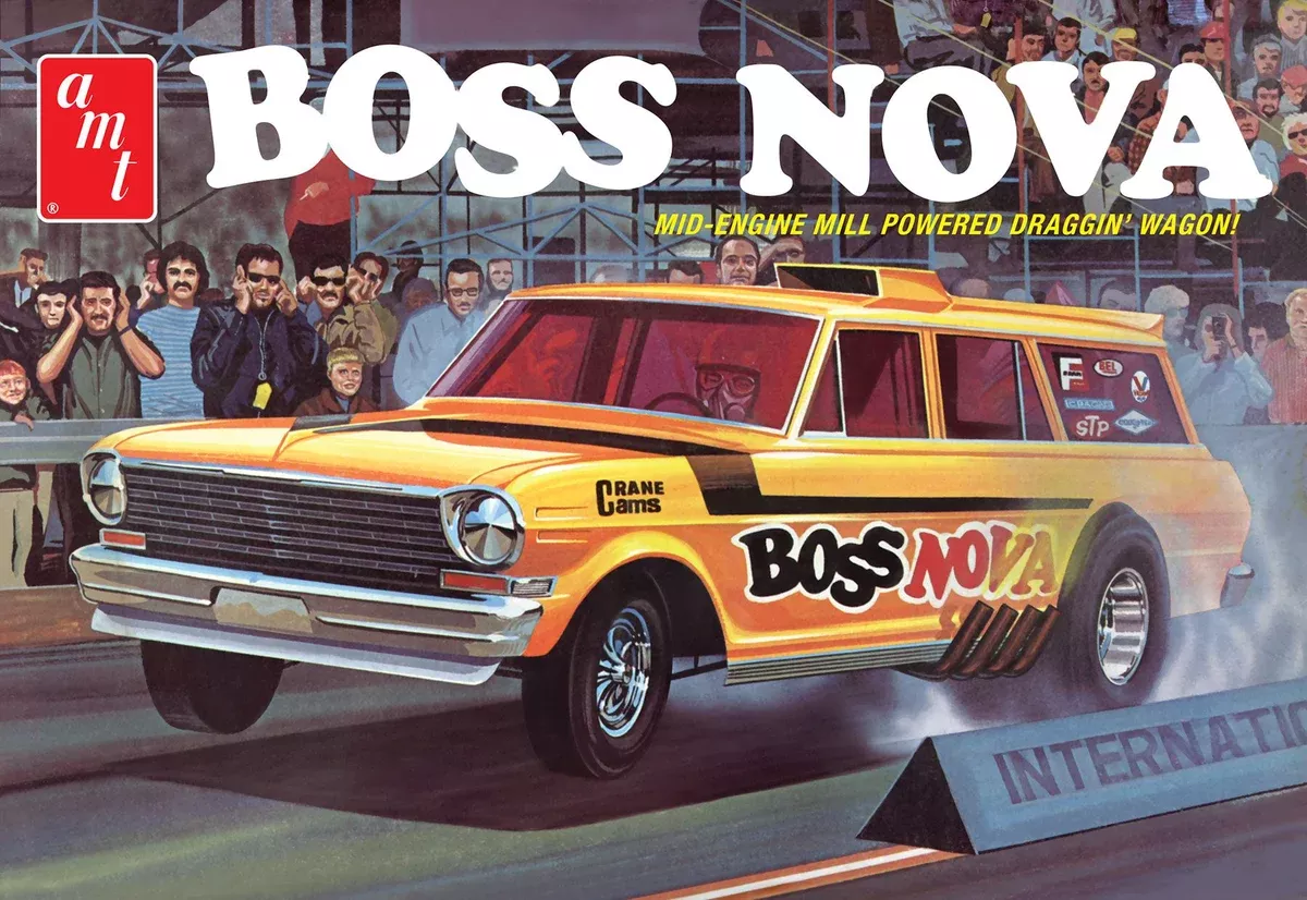 amt 1441 1/25 Boss Nova Funny Car Skill 2