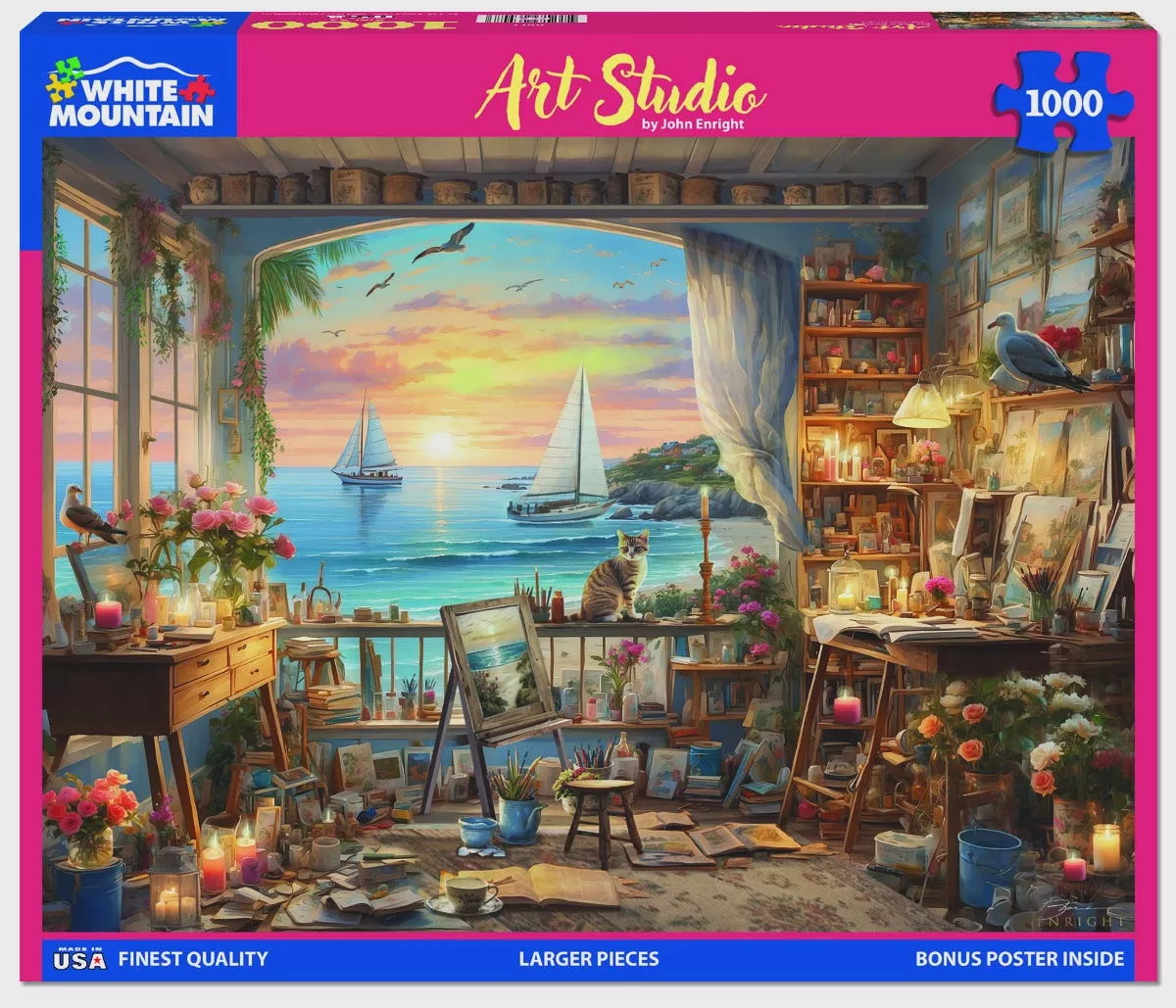Art Studio (2002pz) – 1000 Piece Jigsaw Puzzle