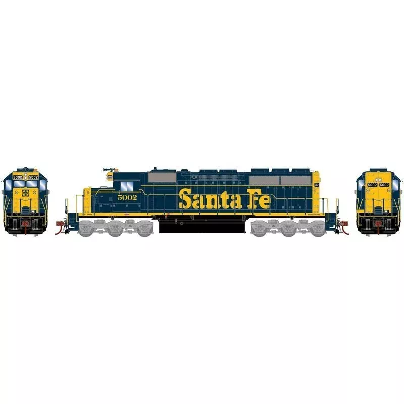 Athearn 87224 HO, SD40, DCC READY, ATSF, 5002