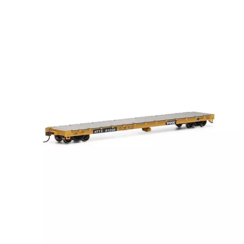 Athearn 97844 HO, 60' Flat Car, Trailer Train, HTTX, 91208
