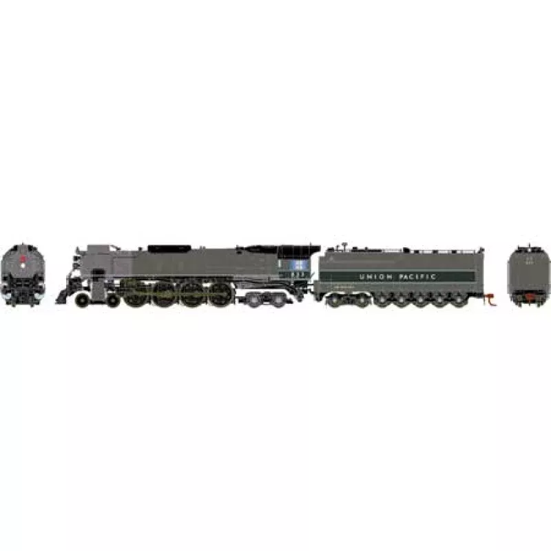 Athearn Genesis 88311 HO 4-8-4, FEF-3, Steam Locomotive, DCC READY, Union Pacific, 833