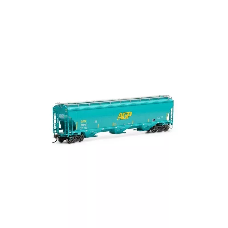 Athearn Genesis 97147 HO, Trinity Covered Hopper, Primed for Grime, AGP, DJTX, 96061