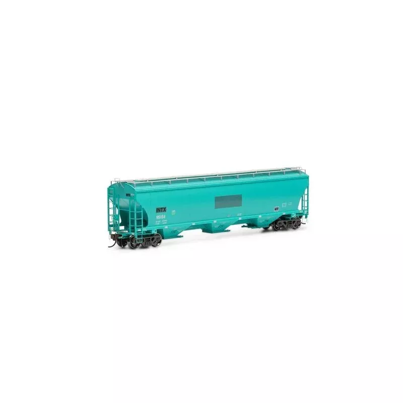 Athearn Genesis 97152 HO, Trinity Covered Hopper, Primed for Grime, Interstate Commodities Inc, INTX, 95154