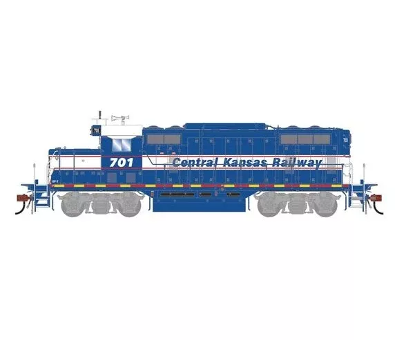 Athearn Genesis G1491 HO Scale EMD GP7u Central Kansas Railway CKRY 701 DC