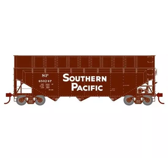 Athearn RTR 1286 HO Scale 40' Woodchip Hopper w/Load Southern Pacific SP 450247