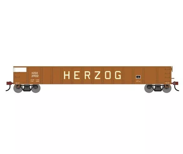 Athearn RTR 1862 HO Scale 52′ Mill Gondola Herzog HZGX 3902