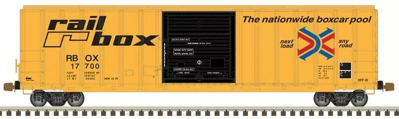 Atlas 20006217 HO 50′ FMC 5077 Single Door Boxcar Railbox RBOX 17867