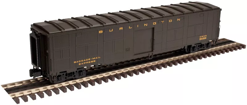 Atlas 3007707 O Burlington Troop Express Box Car – 3 Rail