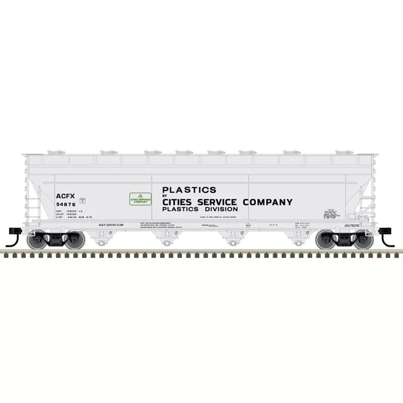 Atlas Master 20007371 HO Scale ACF 5250 Covered Hopper Cities Service ACFX 54864