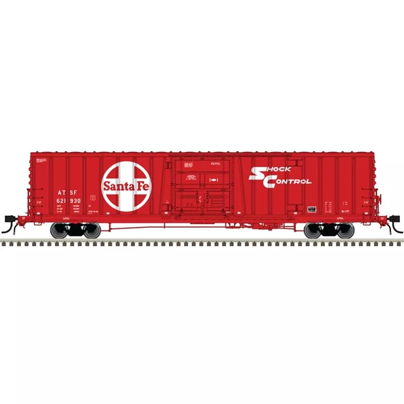 Atlas Master 50006534 N Scale Bx-177 Boxcar Santa Fe “Shock Control” ATSF 621824