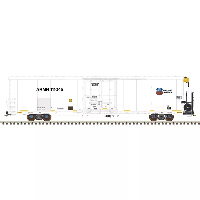 Atlas Master 50006549 N Scale Trinity 64′ Reefer Union Pacific “High Numbers” ARMN 111259