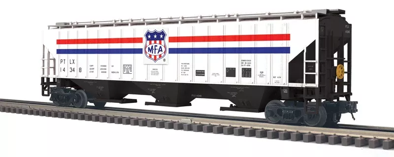 Atlas O Trainman 2001641 O Scale PS 4750 Covered Hopper MFA Inc PTLX 14348