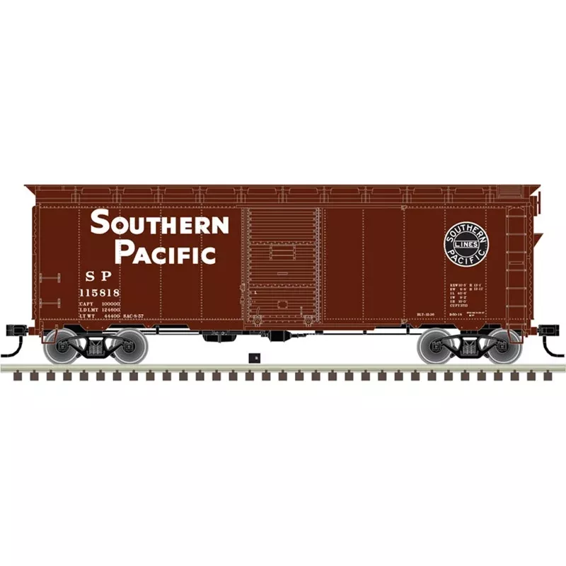 Atlas Trainman 20006253 Ho ’37 40’Boxcar Kit Sp 115188