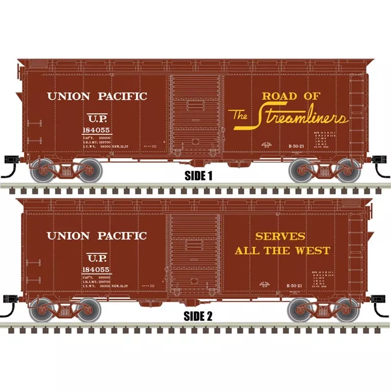 Atlas Trainman 20006255 Ho ’37 40’Boxcar Kit Up 184055