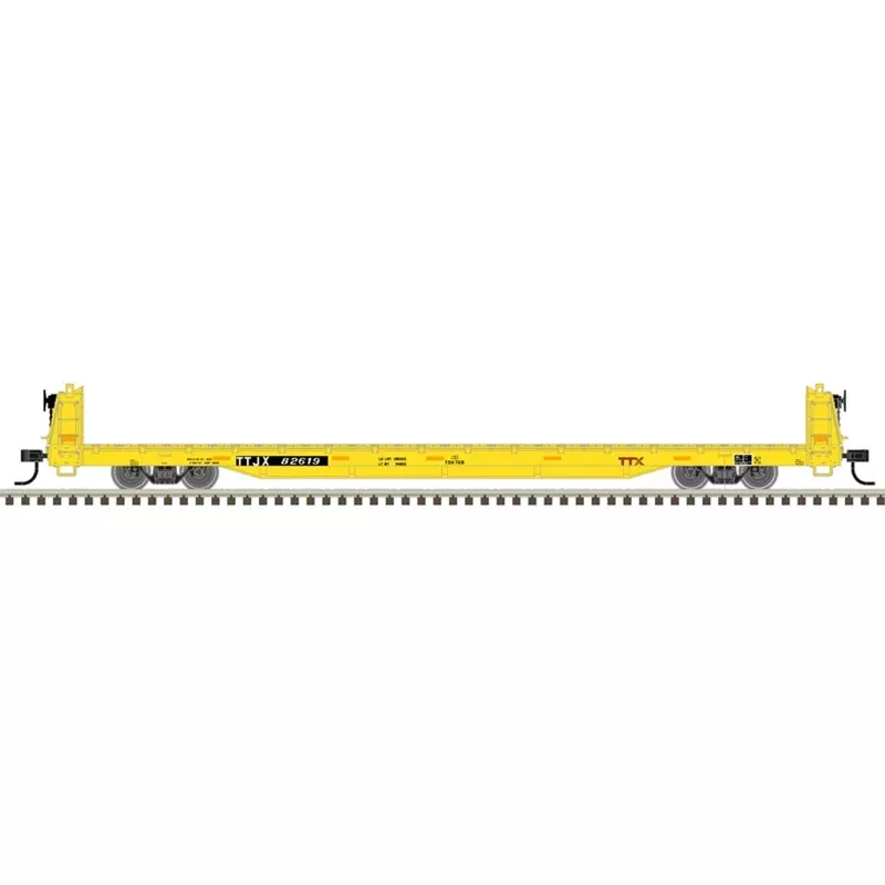 Atlas Trainman 20006464 Ho Flat Car Ttx 80282
