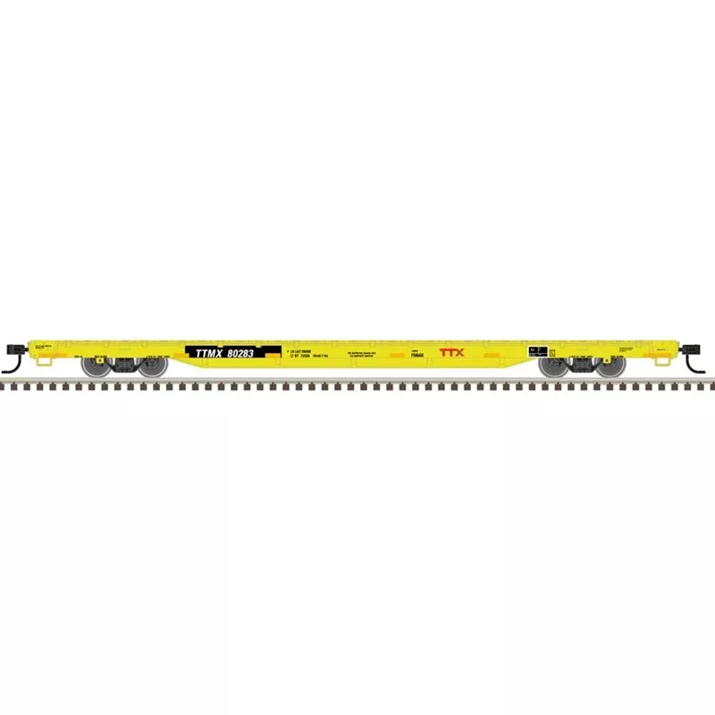 Atlas Trainman 20006473 Ho 68’Flat Car Ttx 80627