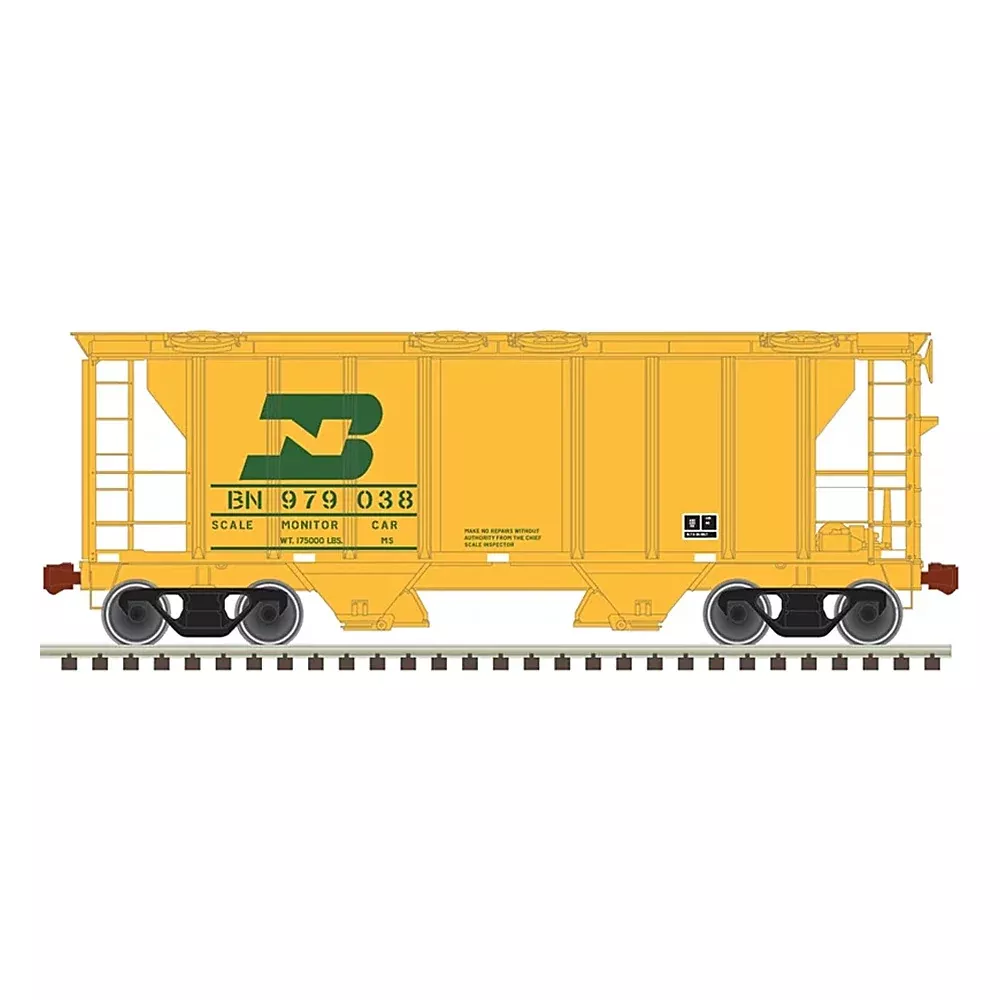 Atlas Trainman 20006594 Ho Ps-2 Cvd Hopper Bn Smc 979038