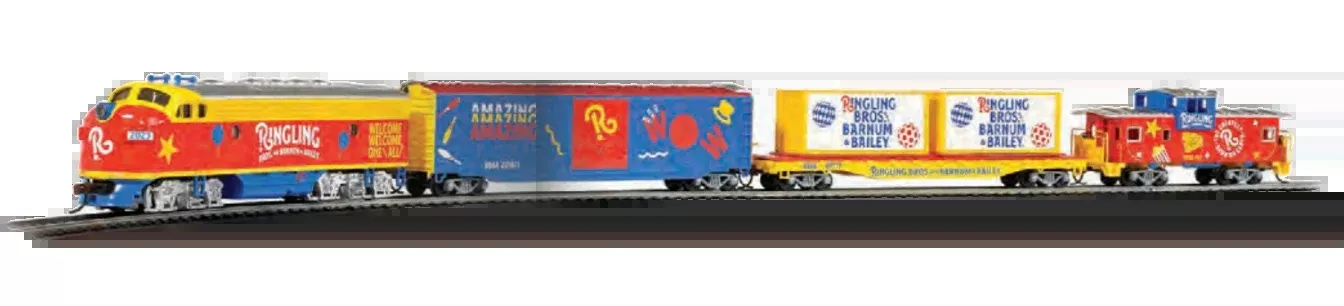 Bachmann 00780 HO Scale Ringling Bros. Circus Spectacular Train Set