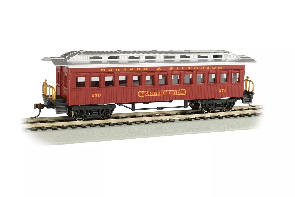 Bachmann 13409 HO Scale Old Time Passenger Coach Durango & Silverton “Yankee Girl” 270