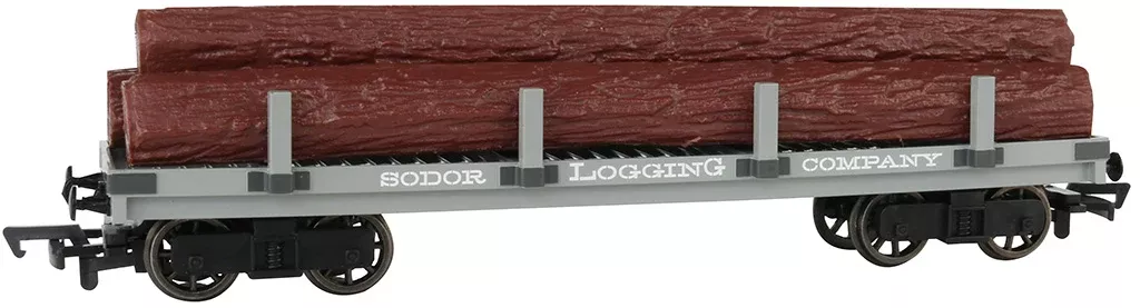 Bachmann 77004 HO Scale Thomas and Friends Flat Wagon with Logs