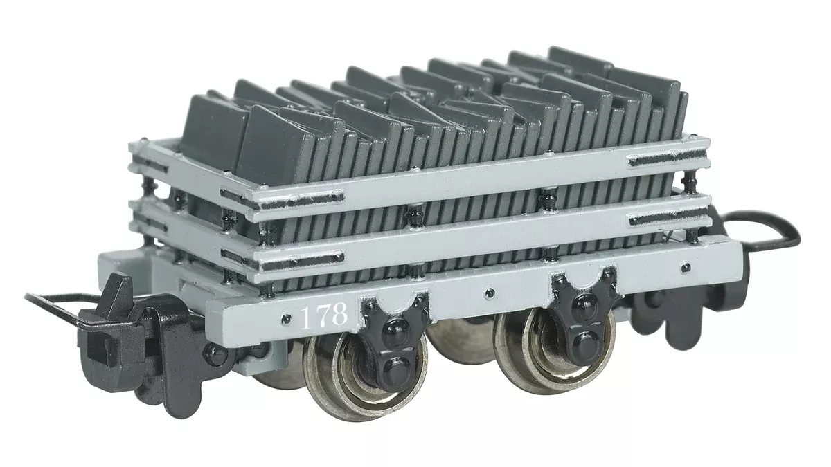 Bachmann 77307 HO Scale Thomas & Friends Narrow Gauge Slate Wagon with Load – 178