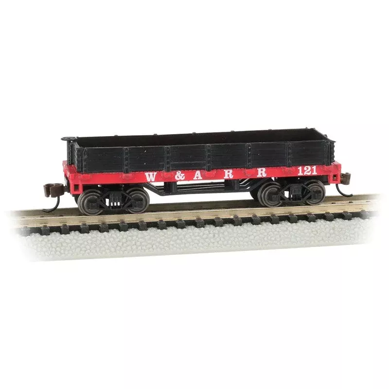 Bachmann BAC15451 HO Scale – OLD-TIME GONDOLA – WESTERN & ATLANTIC #121