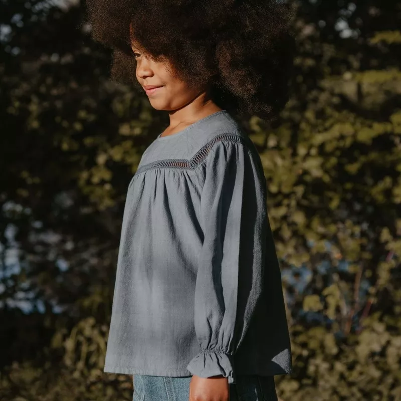 The Beatrix Top cornflower blue