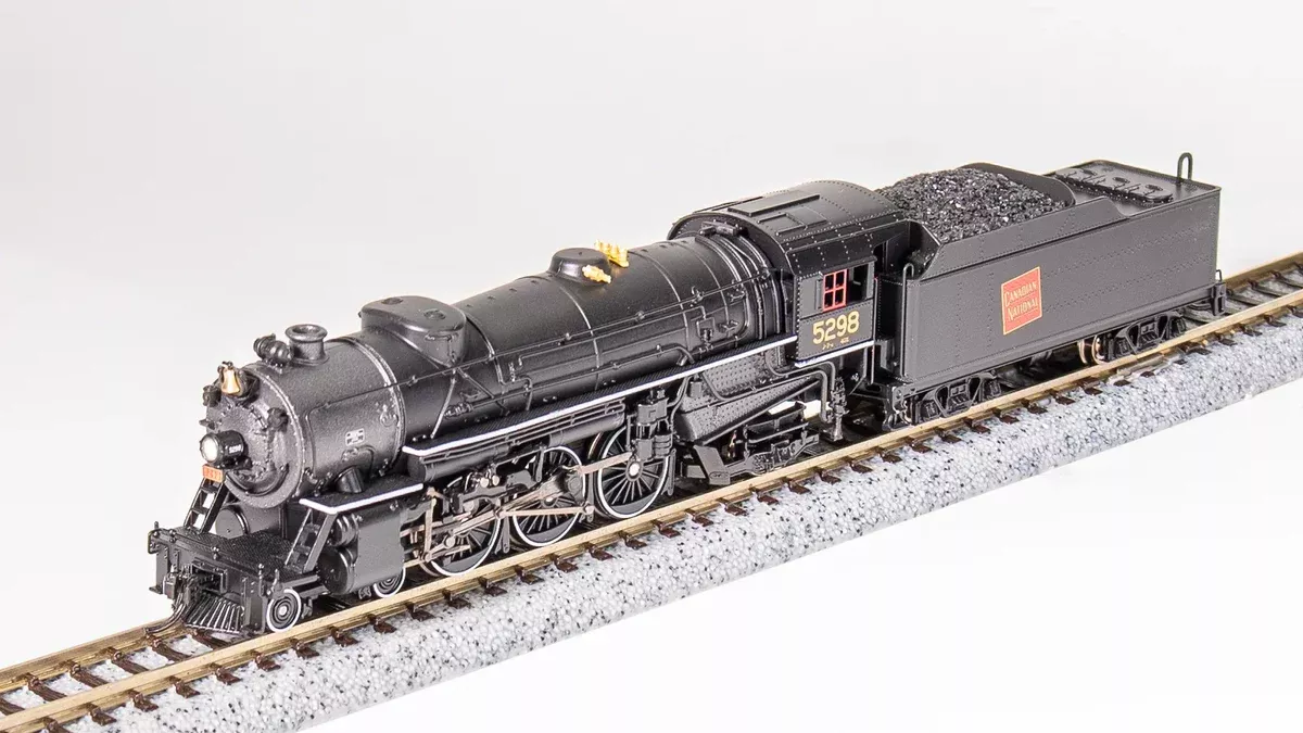 BLI 6929 N Scale 4-6-2 Heavy Pacific Steam Locomotive Canadian National CN 5298 with Paragon4 DCC
