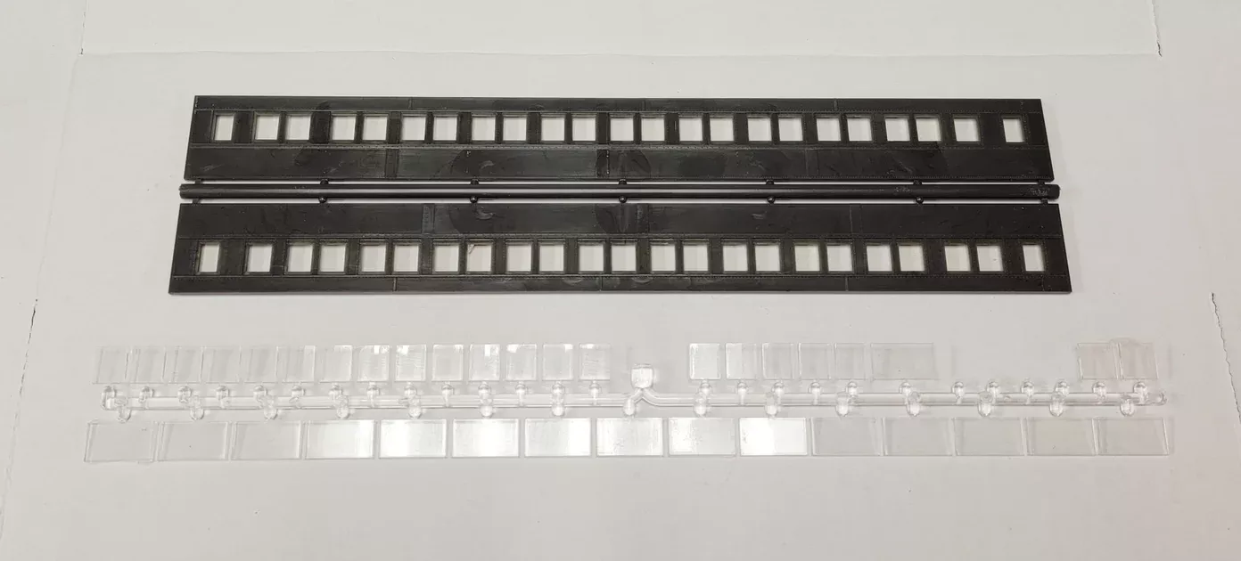 Branchline Trains 151012 HO Scale 80′ Paired Window Coach Car Sides – Green
