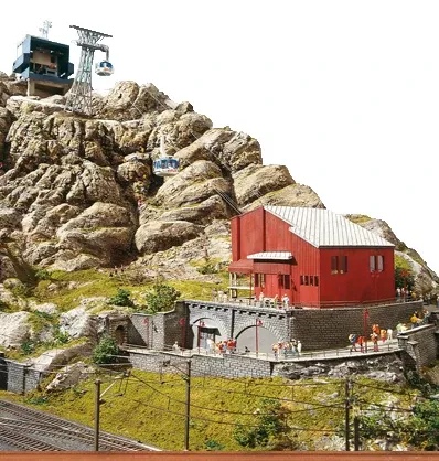 Brawa 6331 HO Scale Operating Cableway Set — Titlis