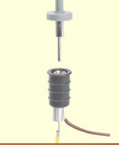 Brawa 84056 HO Scale Pin Socket System Light — Single Receiver Socket Only