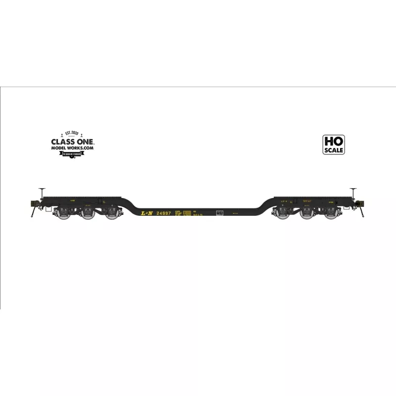 Class One Model Works 234 HO, Heavy Duty Flat Car, LN, 24997