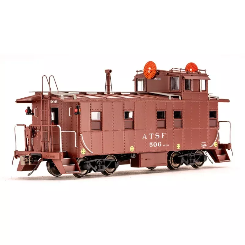 Class One Model Works CB00105 HO Peaked Roof Caboose ATSF 506