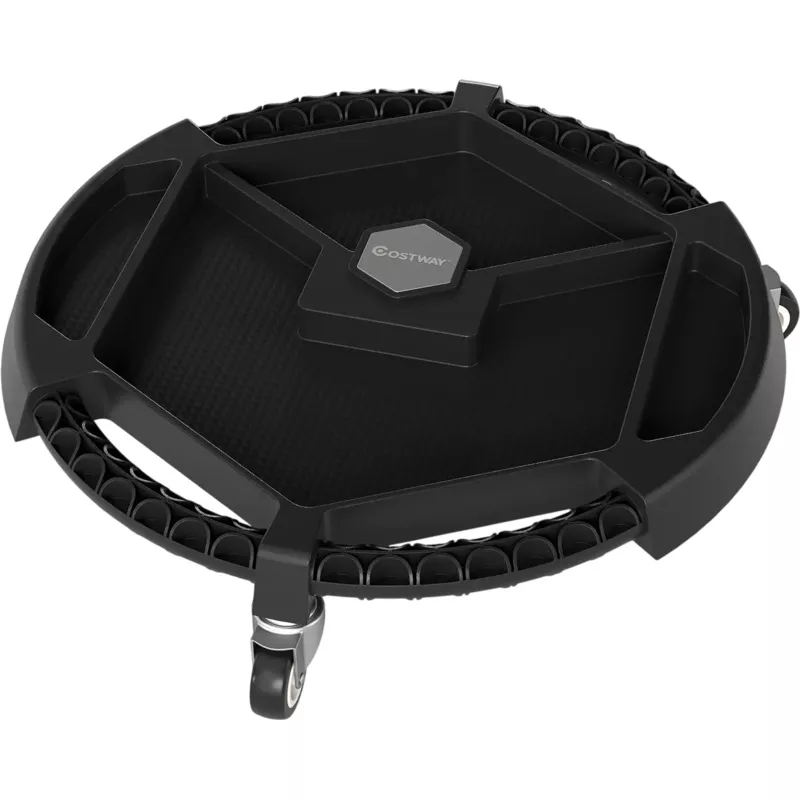 Costway Mobile Automotive Tool Creeper 3 Swivel Casters 4 Compartments 31209530 New