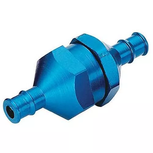 Dubro 833 In-Line Fuel Filter Blue 3/32" Medium for Airplane fuel tubing