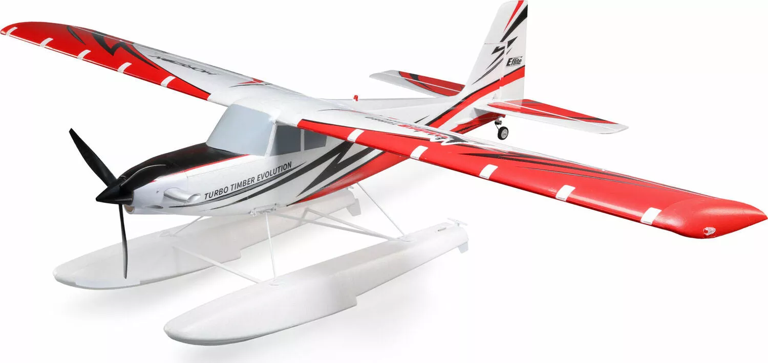 EFL105250B Turbo Timber Evolution 1.5m Smart BNF Basic, Includes Floats