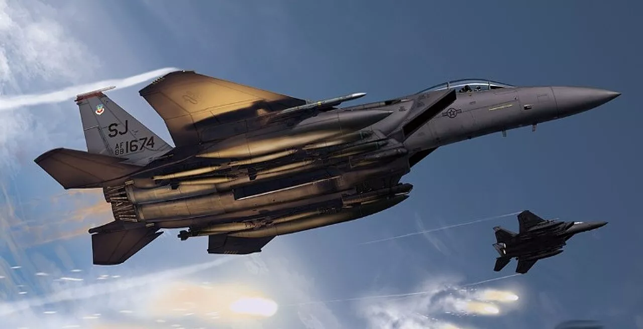 F15E Strike Eagle 333rd FS USAF Fighter