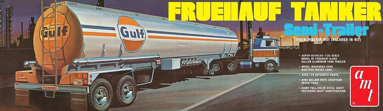 Fruehauf Tanker Gulf Semi Trailer