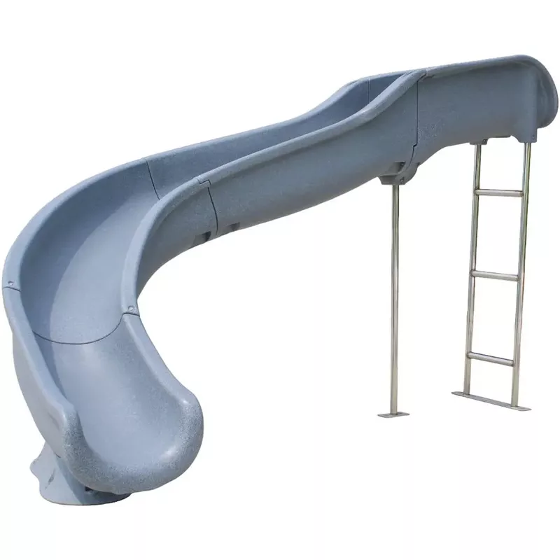 Global Pool Products SW17 Landscape Pool Slide *PREORDER* Grey Granite