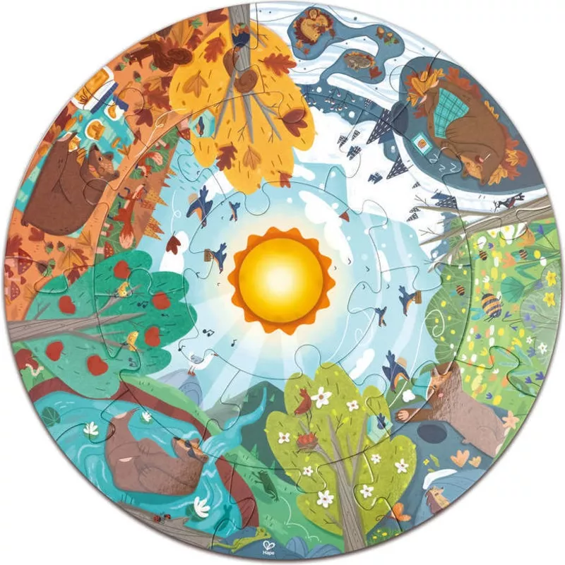 Hape: Four Seasons Puzzle – 16pcs