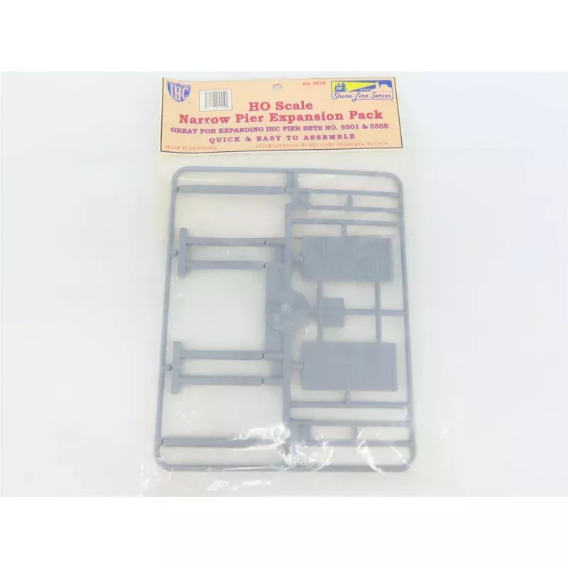 HO 1/87 Scale IHC Your Town USA Shore-Line Kit 5514 Narrow Pier Expansion Pack