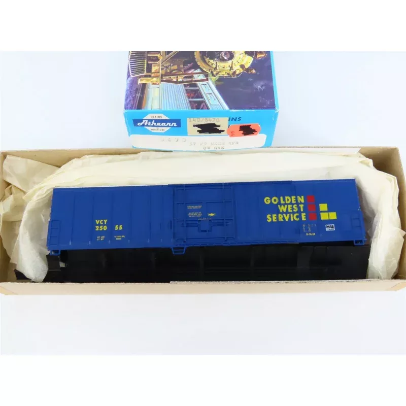 HO Scale Athearn Kit 5470 VCY Golden West Service 57' Mechanical Reefer #25055