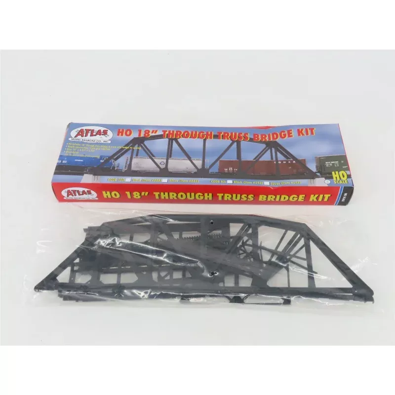 HO Scale Atlas 888 18 Through Truss Code 100 Single Track Bridge Kit